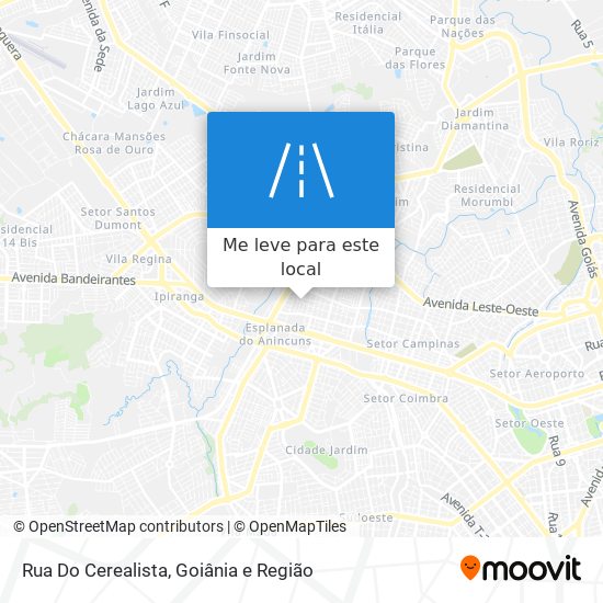 Rua Do Cerealista mapa