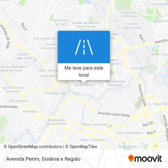 Avenida Perim mapa