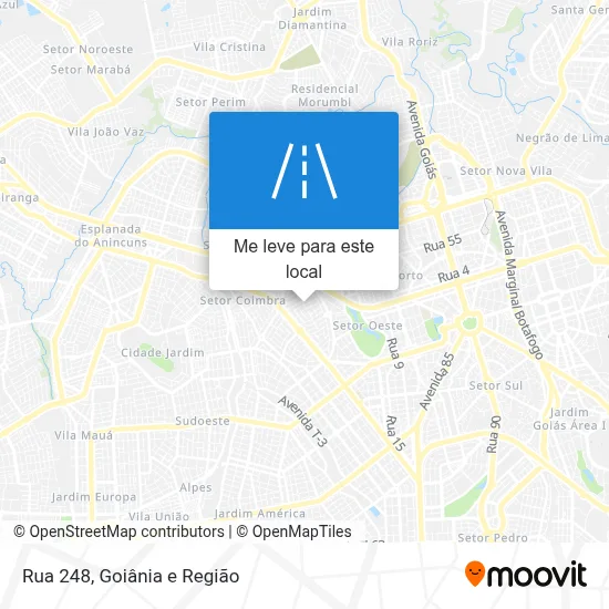 Rua 248 mapa