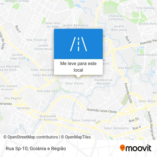 Rua Sp-10 mapa