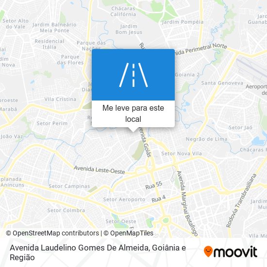 Avenida Laudelino Gomes De Almeida mapa