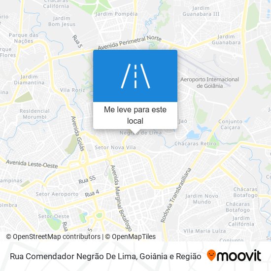 Rua Comendador Negrão De Lima mapa