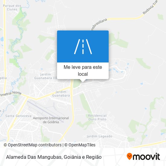 Alameda Das Mangubas mapa