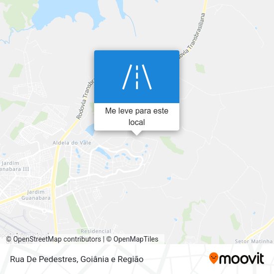 Rua De Pedestres mapa