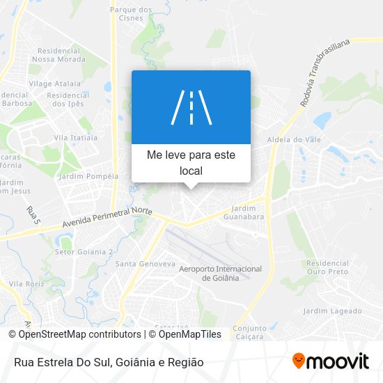 Rua Estrela Do Sul mapa