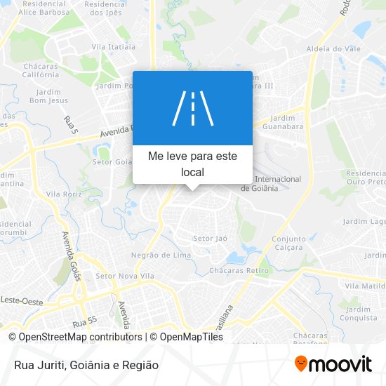 Rua Juriti mapa