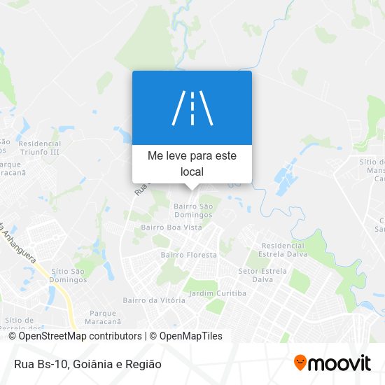 Rua Bs-10 mapa