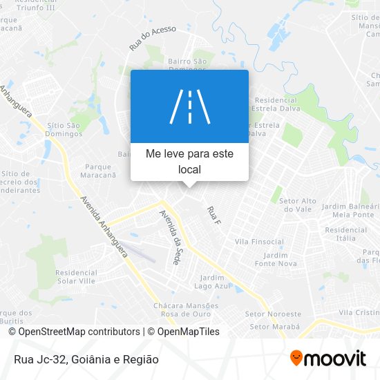 Rua Jc-32 mapa