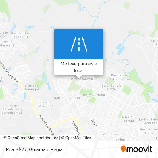 Rua Bf-27 mapa