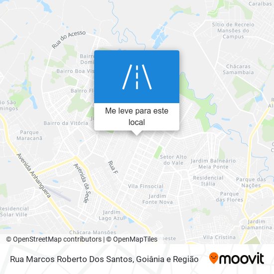 Rua Marcos Roberto Dos Santos mapa