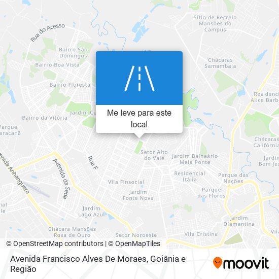 Avenida Francisco Alves De Moraes mapa