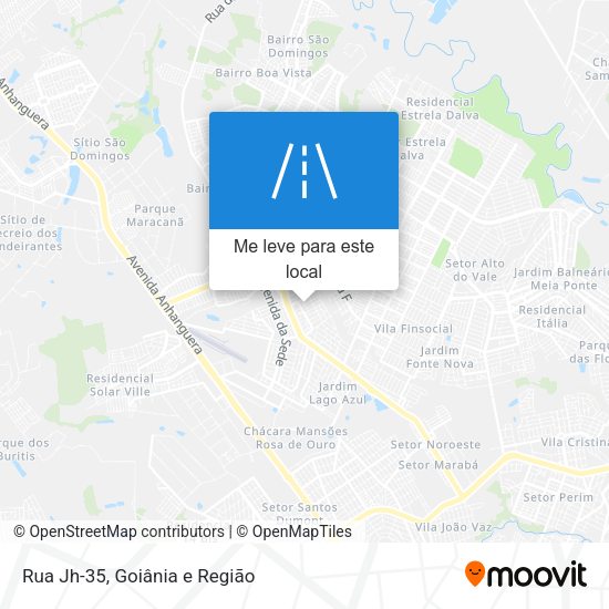 Rua Jh-35 mapa
