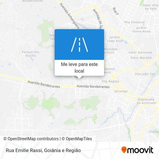 Rua Emilie Rassi mapa