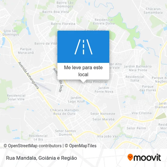 Rua Mandala mapa
