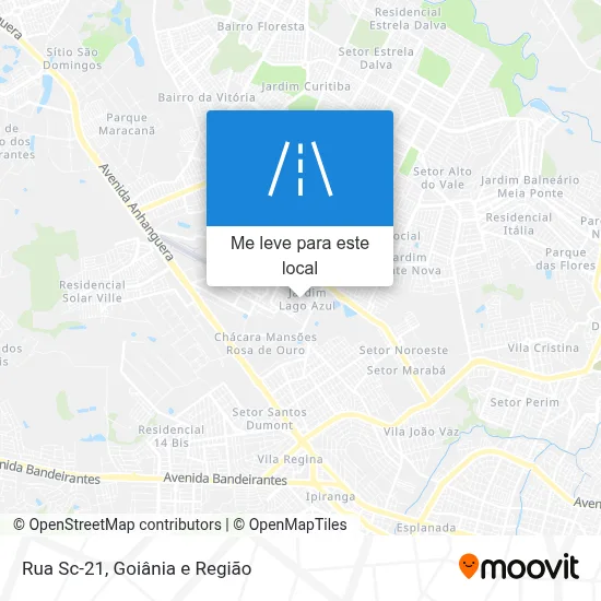 Rua Sc-21 mapa