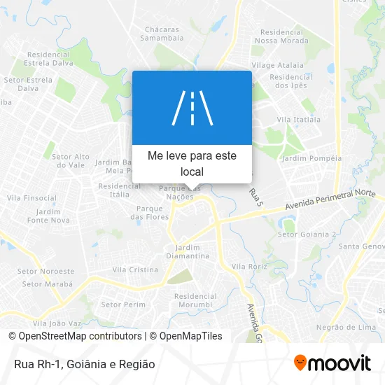 Rua Rh-1 mapa