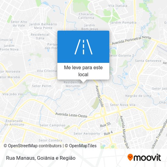 Rua Manaus mapa
