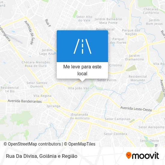 Rua Da Divisa mapa