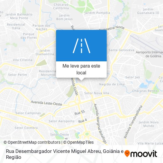 Rua Desembargador Vicente Miguel Abreu mapa