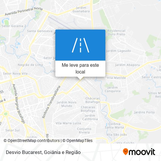 Desvio Bucarest mapa