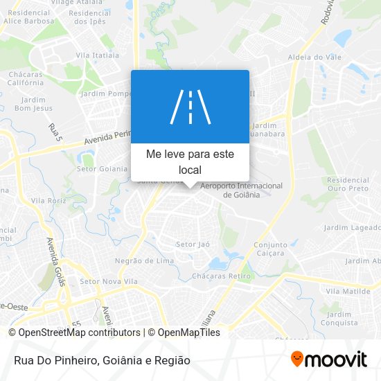 Rua Do Pinheiro mapa
