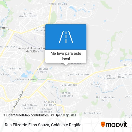 Rua Elizardo Elias Souza mapa