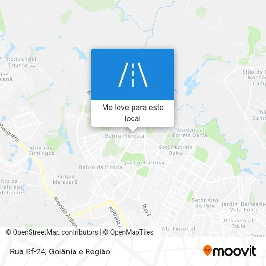 Rua Bf-24 mapa