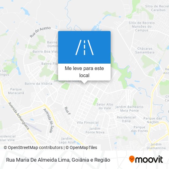 Rua Maria De Almeida Lima mapa