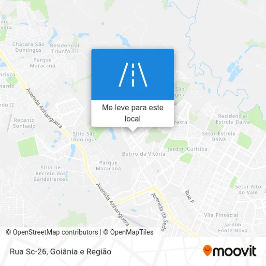 Rua Sc-26 mapa