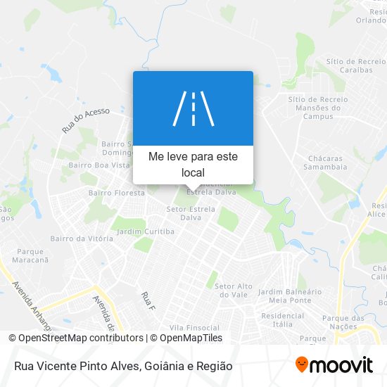 Rua Vicente Pinto Alves mapa