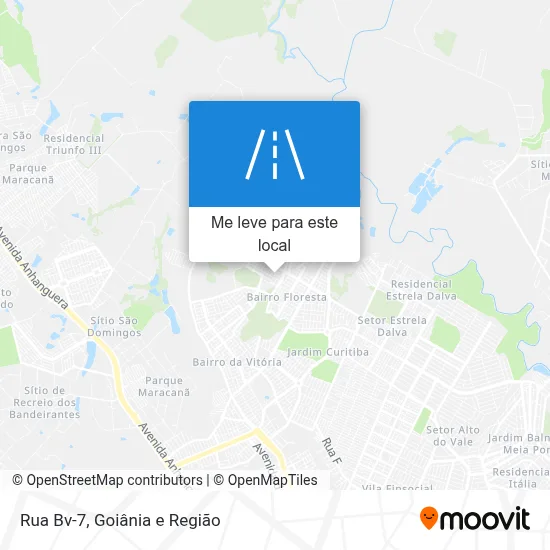 Rua Bv-7 mapa