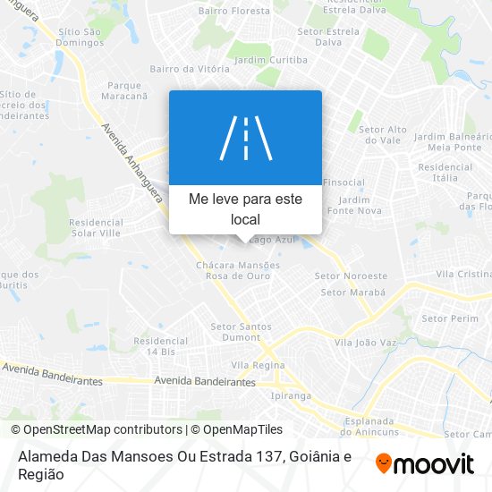 Alameda Das Mansoes Ou Estrada 137 mapa