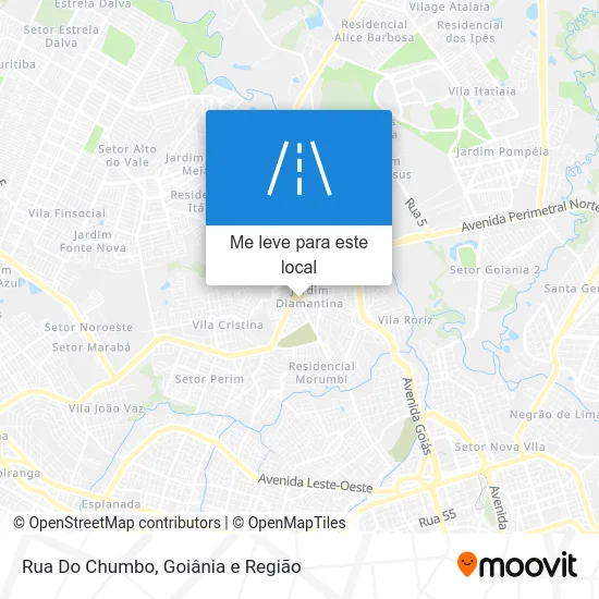 Rua Do Chumbo mapa