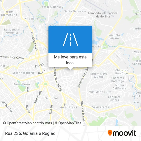 Rua 236 mapa