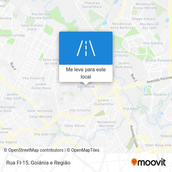 Rua Fl-15 mapa