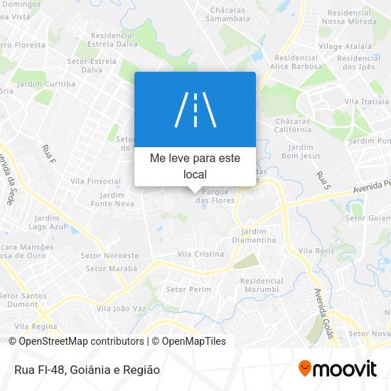 Rua Fl-48 mapa