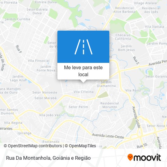 Rua Da Montanhola mapa
