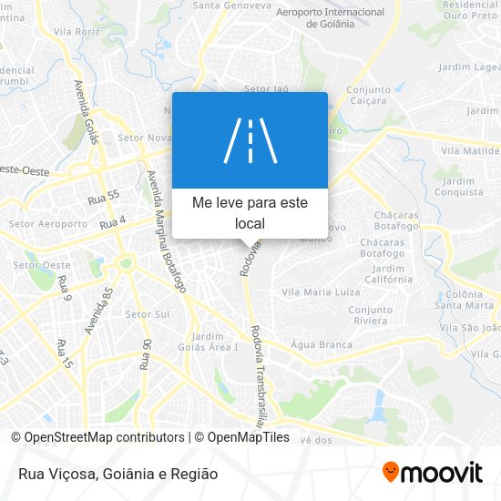 Rua Viçosa mapa