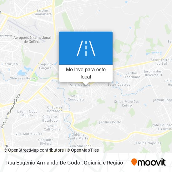 Rua Eugênio Armando De Godoi mapa