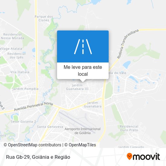 Rua Gb-29 mapa