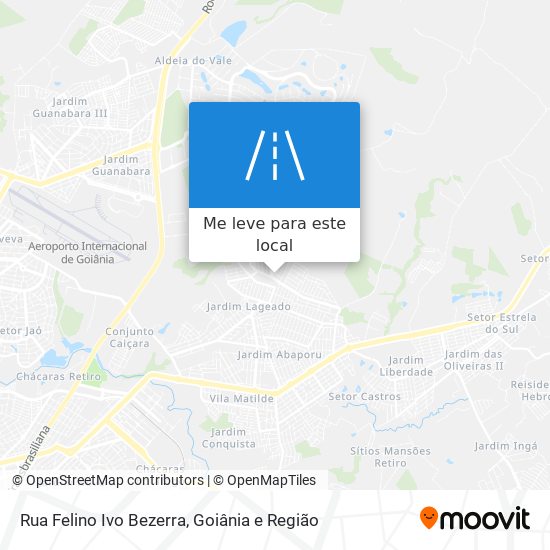 Rua Felino Ivo Bezerra mapa
