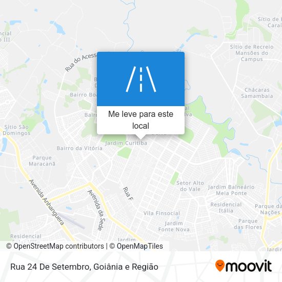 Rua 24 De Setembro mapa