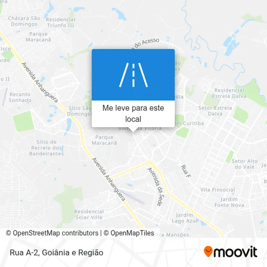 Rua A-2 mapa