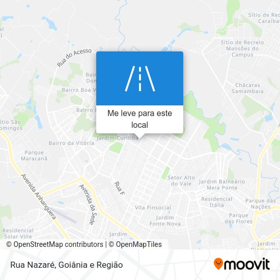 Rua Nazaré mapa