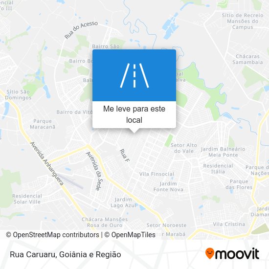 Rua Caruaru mapa
