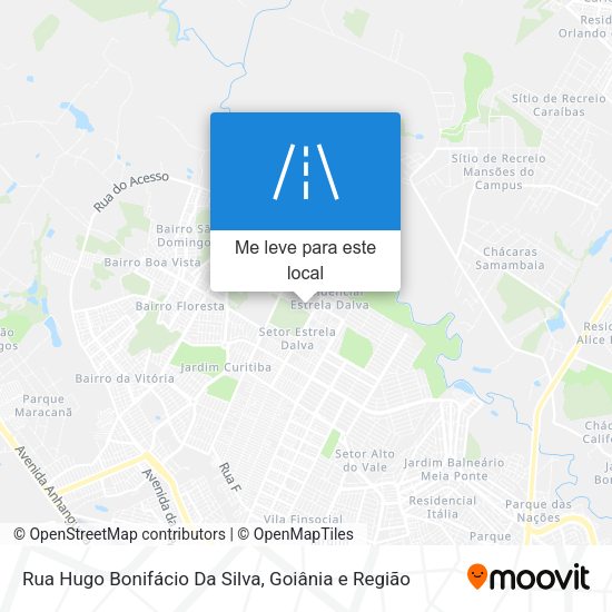 Rua Hugo Bonifácio Da Silva mapa