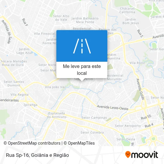 Rua Sp-16 mapa