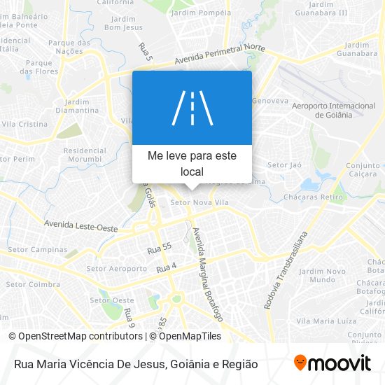 Rua Maria Vicência De Jesus mapa