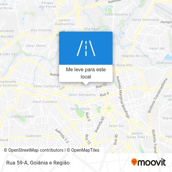 Rua 59-A mapa
