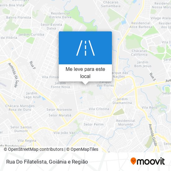 Rua Do Filatelista mapa